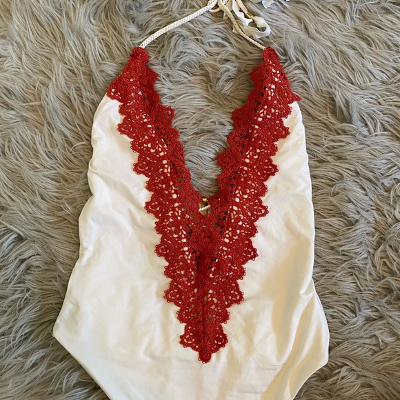 Blue Life One Piece Bikini - Size Medium - Picture 2 of 4